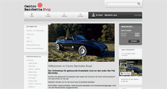 Desktop Screenshot of centrobarchettashop.de